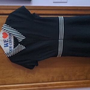 Hobbs navy blue dress